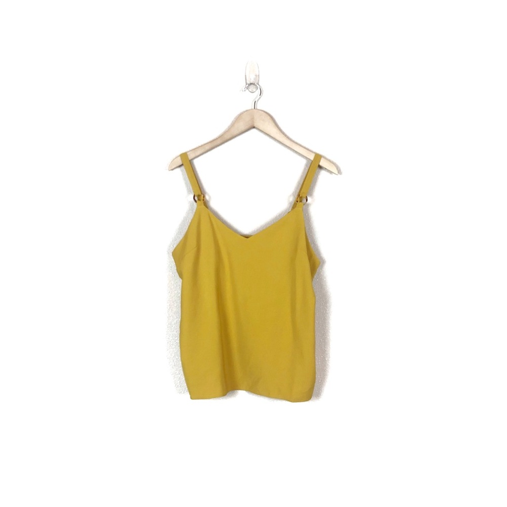 topshop • tilda ring camisole top in mustard